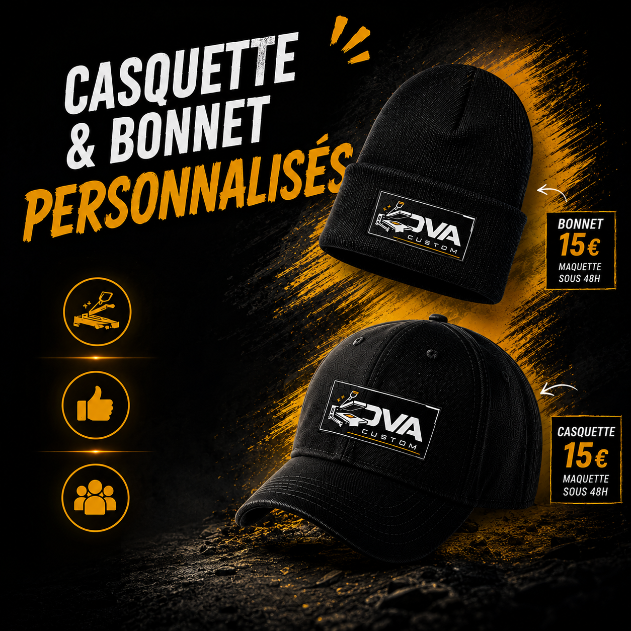 Casquette & Bonnet personnalisés