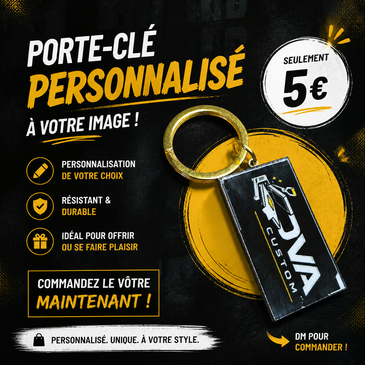 Porte-clé personnalisé