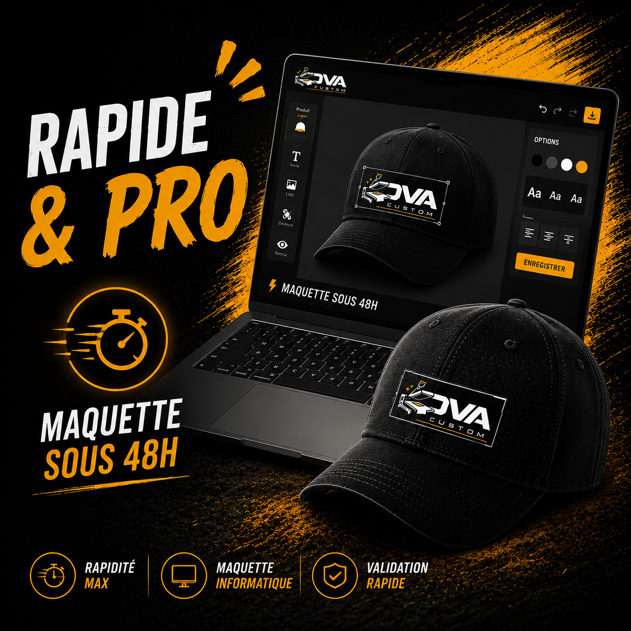 Rapide & Pro — Maquette sous 48h